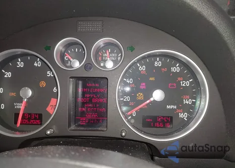 2004 Audi Tt 3.2L z USA, uszkodzony, nr VIN TRUWF28N441014400